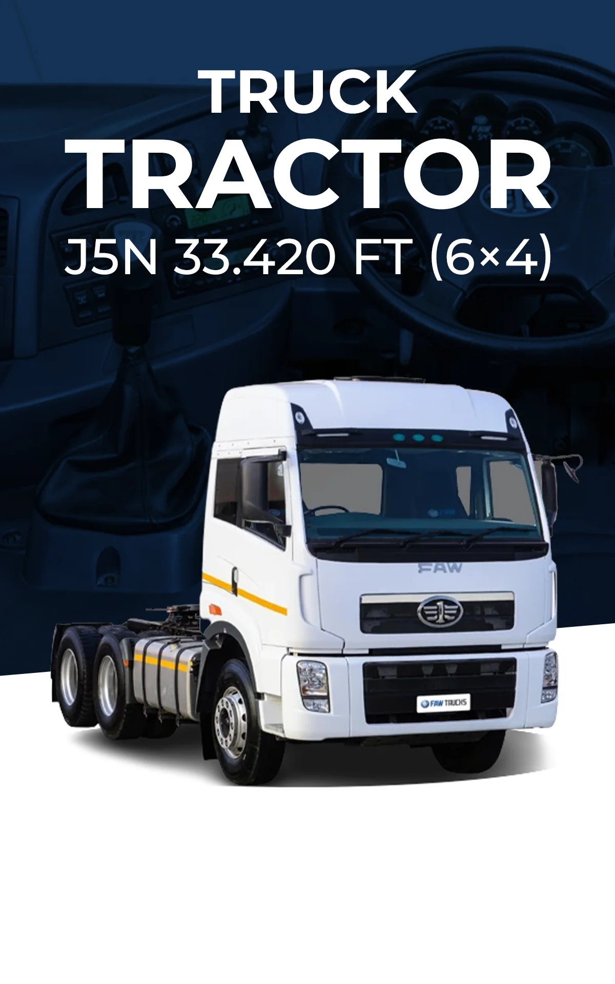 Myride Commercial Truck Tractors J5N 33.420 FT (6×4) banner